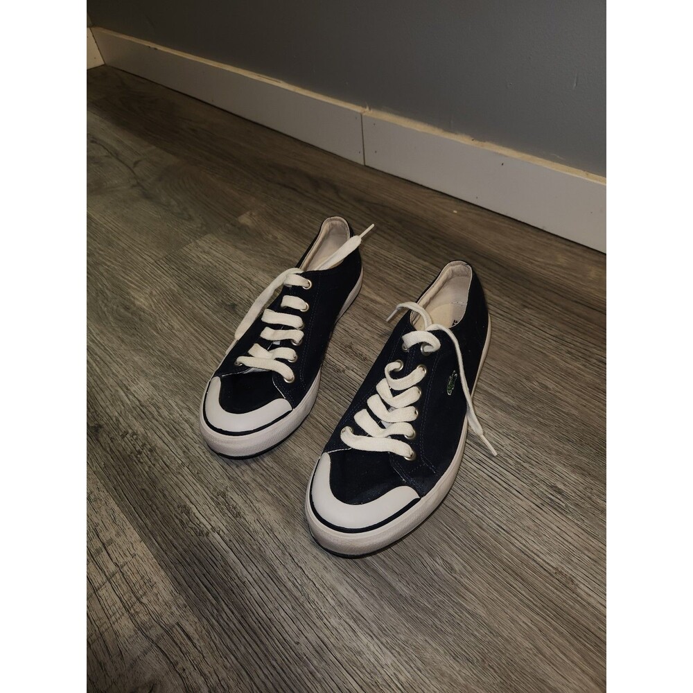 Womens 9.5 Black Lacoste Sneakers